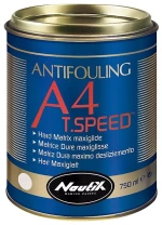 Σκληρό Υφαλόχρωμα NAUTIX A4 T.Speed Υψηλής απόδοσης - Γκρί