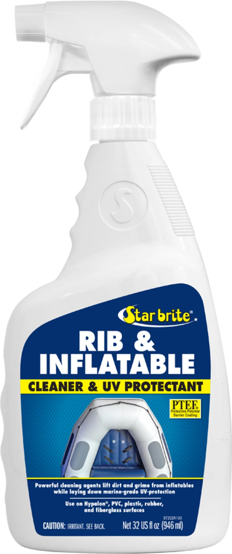 Star Brite Iflatable Boat Cleaner & Protector Καθαριστικό PVC, Φουσκωτών RIB 1lt