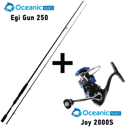 Combo Eging Oceanic Team Egi Gun 250 + Joy 2000S