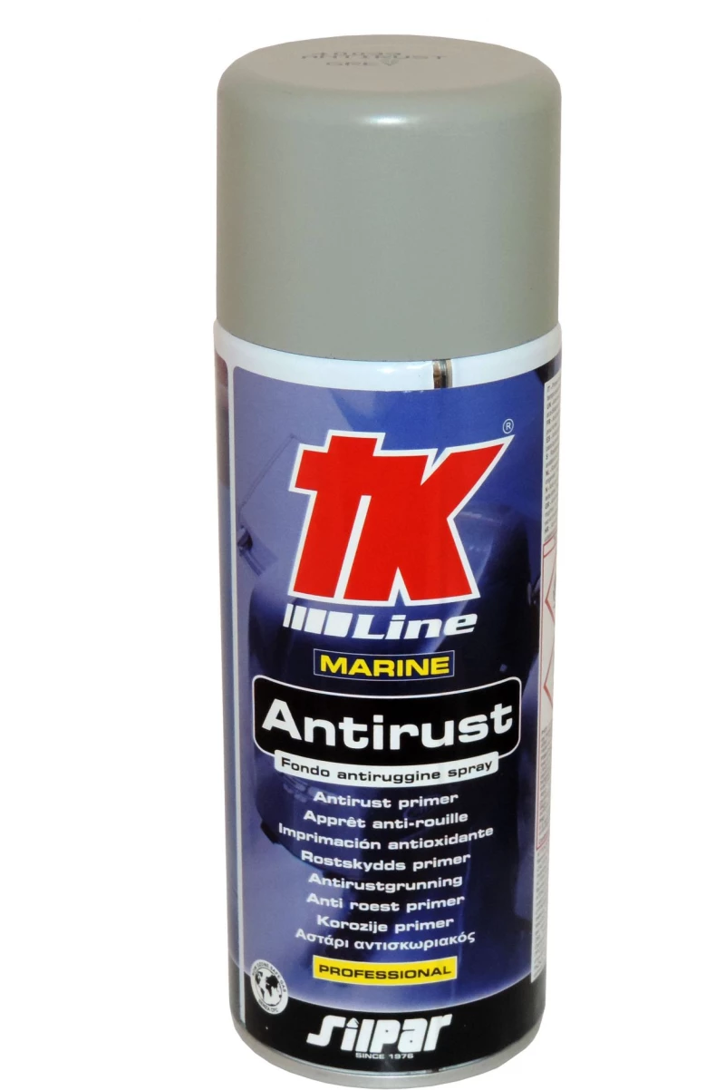 Silpar TK Αντισκωριακό Αστάρι Σε Σπρέι Primer Antirust 400ml - Γκρί