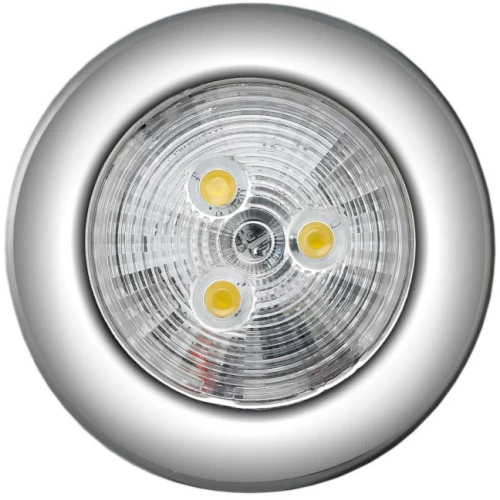 Πλαφονιέρα Στενή 3LED Splashproof 75mm
