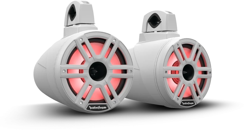 Rockford Fosgate Ηχεία M2 8” Color Optix™ 2-Way Horn Wake Tower Speakers - Λευκό