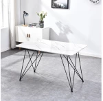 KRYSTAL τραπέζι 120x80x75 μεταλλικό