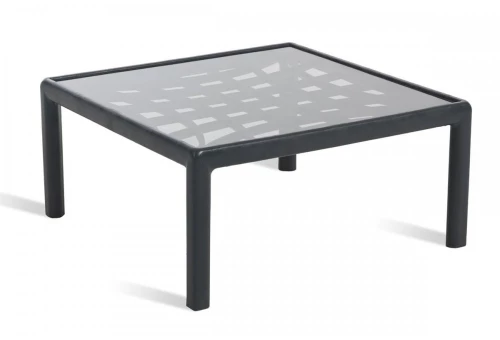 Garda side table ΑΝΘΡΑΚΙ 67.5x67.5x32