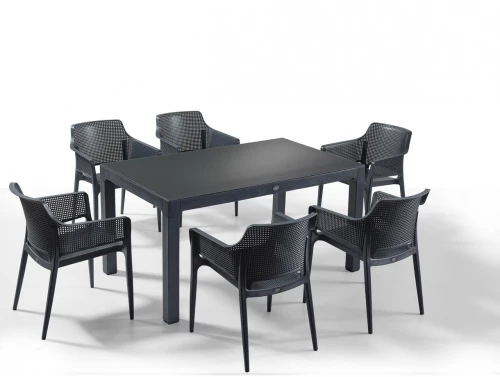 Boom τραπεζαρία set 7τμχ 150x90
