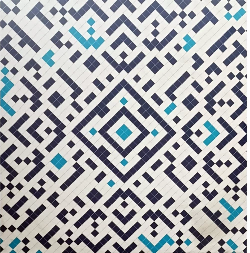 Werzalit Mosaic Blue