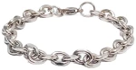 Βραχιόλι Ατσάλι 304, 21cm, αλυσίδα, Ασημί, 2012-125A | Karma Fashion