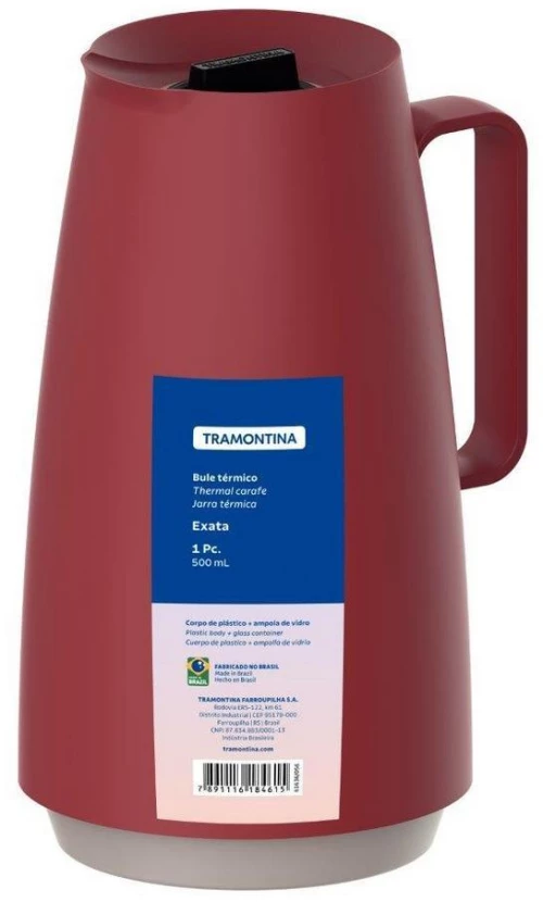 ΘΕΡΜΟΣ 0,5lt EXATA 61636/056-BURGUNDY - TRAMONTINA