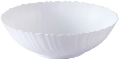 ΣΑΛΑΤΙΕΡΑ ΓΥΑΛΙΝΗ OPAL ΣΕ ΛΕΥΚΟ ΧΡΩΜΑ 23εκ. ANKOR