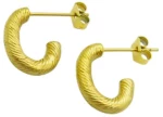 Ατσάλινα κρικάκια 1.5cm επιχρυσωμένα (E3001)