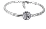 Ατσάλινο βραχιόλι με charm (B3271)