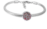 Ατσάλινο βραχιόλι με charm (B3301)