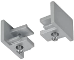 Τερματικές Τάπες Ράγας Trio Lighting DUOLINE 703087 Γκρι Τιτανίου (Titan Grey)
