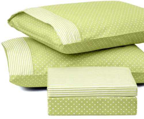 Σετ σεντόνια μονά πουά JOY Art 1680 170x240 Πράσινο Beauty Home