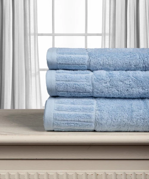 Βαμβακερή πετσέτα ΜΕΛΩΔΙΑ 600gsm (40cm x 60cm) sky blue Silk Fashion