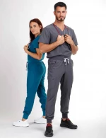 Unisex Ελαστικό Αδιάβροχο Παντελόνι Ιατρικής Αισθητικής Πράσινο - Nobby Pants Green