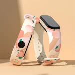 Λουράκι Σιλικόνης για Mi Band 3/4/5/6/7-Honey Peaches OEM