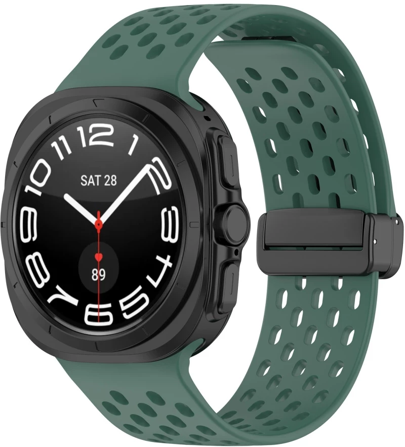 Breathable Magnetic Λουράκι για Galaxy Ultra (47mm)-Dark Green OEM