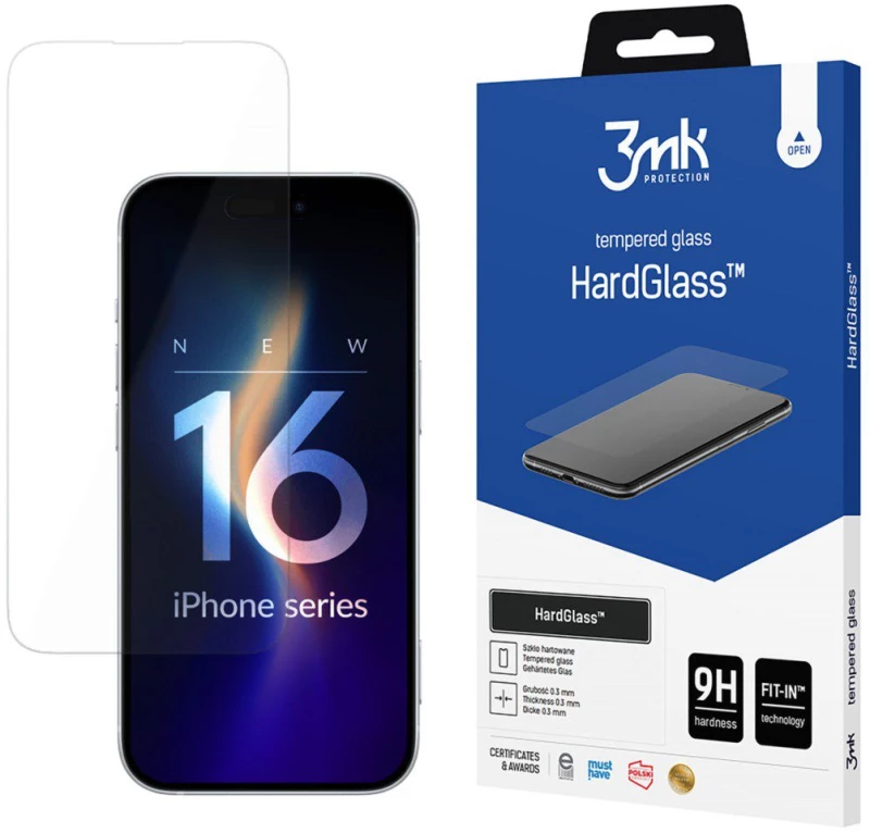 3mk® HardGlass για iPhone 16 Plus
