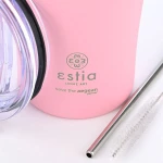 Estia Θερμός Coffee Mug Save The Aegean 350ml Blossom Rose 01-23157