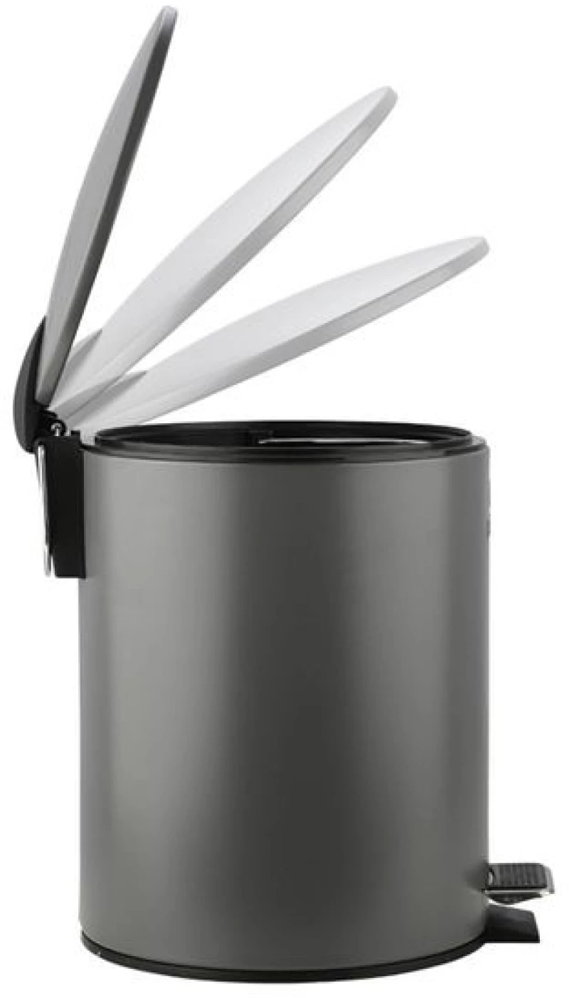 Estia Χαρτοδοχείο Μπάνιου Classic Soft Close 5lt Γκρι 02-3753