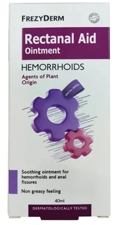 FREZYDERM rectanal aid ointment καταπραϋντική αλοιφή για την ανακούφιση των αιμορροΐδων 40ml