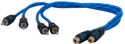 Auto-Connect Twisted RCA Cable Y-split 0.3m (OFC) 2 male, 1 female Auto-Connect 720RCAYL1M 2 pcs in each bag ΖΕΥΓΟΣ