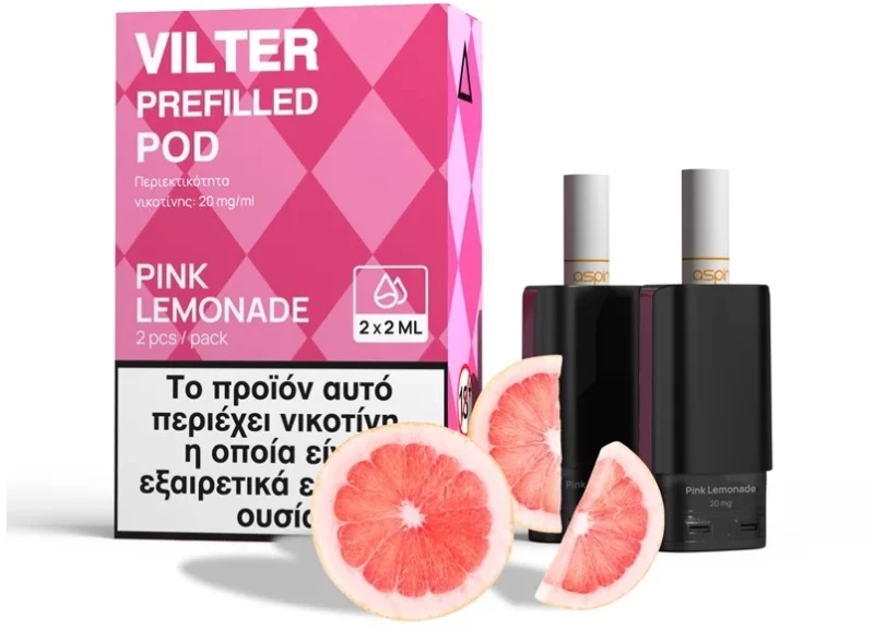 Aspire Vilter Pink Lemonade Prefilled Pod 2x2ml (PACK OF 2)