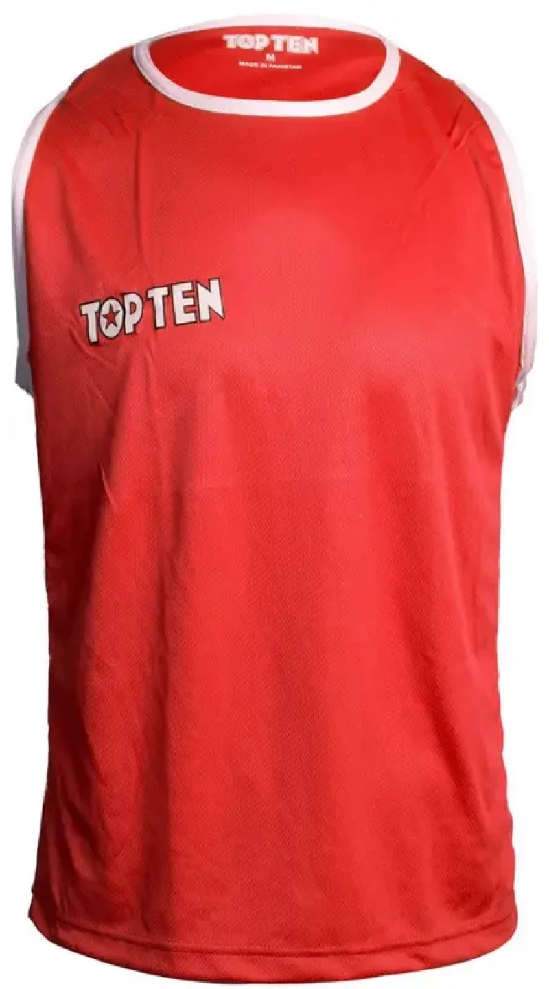 Φανελάκι Πυγμαχικό TOP TEN IBA Κόκκινο