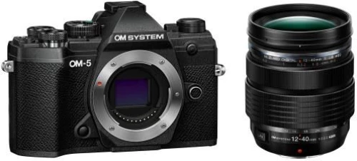 OM SYSTEM OM-5 Mirrorless Μηχανή Kit 12-40mm f/2.8 Pro II (Black)