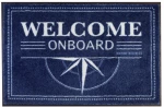 Marine Business Welcome Blue Χαλάκι Υποδοχής Αντιολισθητικό 75×50cm