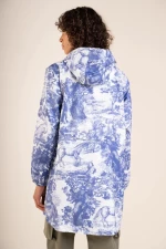 Flotte Αδιάβροχο Μακρύ Μπουφάν Unisex-Amelot Printed Jardin
