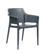 Boom πολυθρόνα polypropylene ΑΝΘΡΑΚΙ 60x54x80