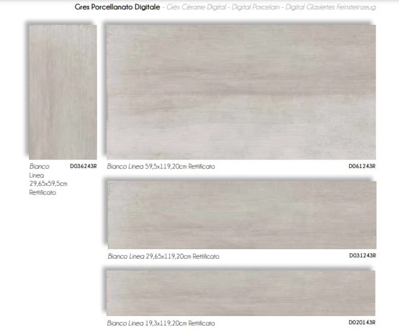 Πλακάκι Urbino Bianco linea Rettificato 60x120 Ντεκόρ Λευκό Ματ