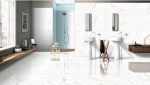 Πλακάκι Tropical Statuario Beige 60Χ120 Λευκό Γυαλιστερό