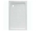 Ντουζιέρα Ορθογώνια Tema Simple 80x120x10cm SI80120 Λευκό