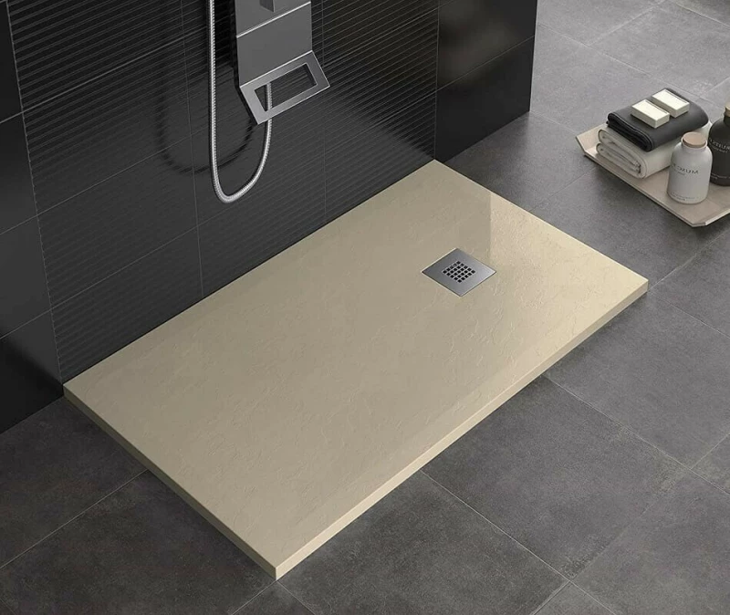 Ντουζιέρα Ορθογώνια Karag Pietra 70X180 Cream