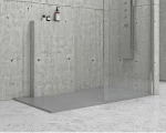 Ντουζιέρα Ορθογώνια Karag Pietra 70X180 Cemento
