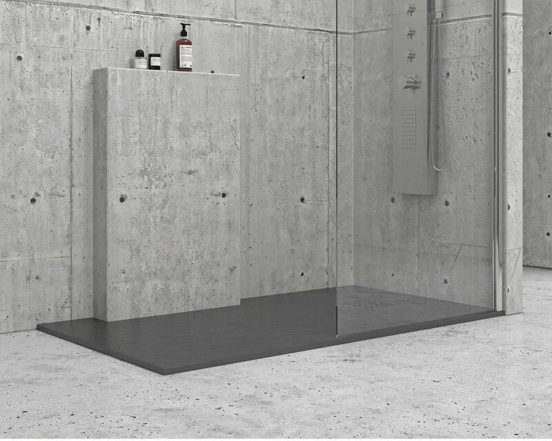 Ντουζιέρα Ορθογώνια Karag Pietra 80X120 Ardesia
