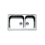 Νεροχύτης Κουζίνας Ανοξείδωτος Apell Linear 86Χ50 8520-110 Inox Σατινέ