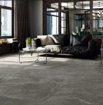 Πλακάκι Bayona Grey Natural 120Χ120 Ματ Μαρμαριζέ Γκρι Σκούρο