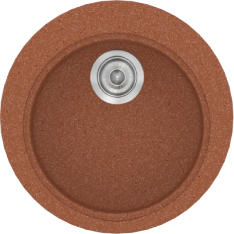 Νεροχύτης Γρανιτένιος Sanitec Classic Granite 316  (Ø48) Βαρέως Τύπου Granite Terracota 20