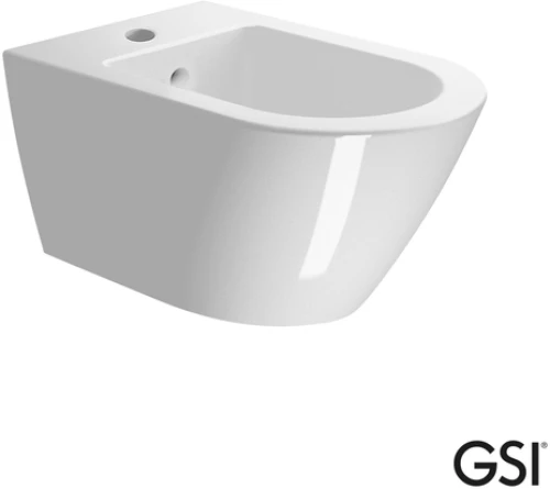 Λεκάνη Μπιντέ Κρεμαστή Πορσελάνης GSI Kube-x 9415 Swirlflush 55 εκ. 9465-300