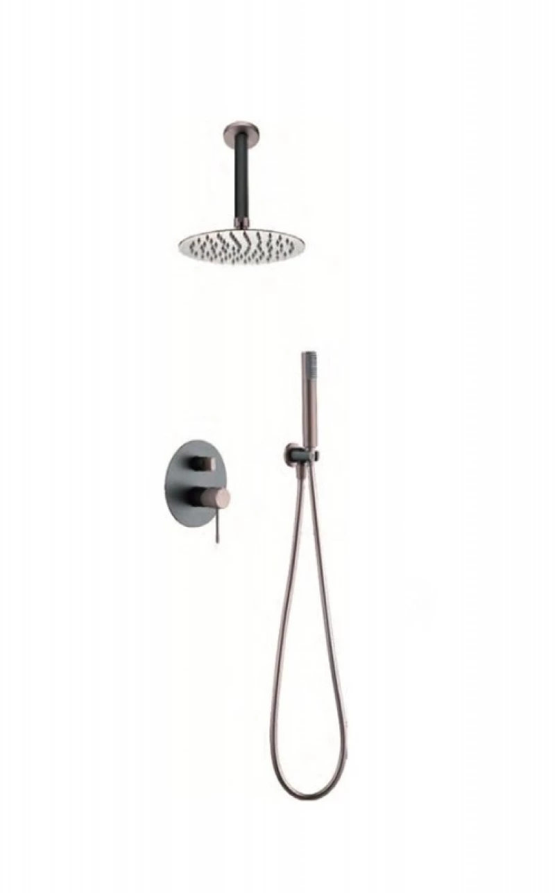 Μίκτης Εντοιχισμού 2 Εξόδων IMEX TOP GTQ038/GC Γκρι Ματ/ Σαμπανιζέ