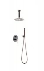 Μίκτης Εντοιχισμού 2 Εξόδων IMEX TOP GTQ038/GC Γκρι Ματ/ Σαμπανιζέ