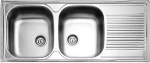 Νεροχύτης Ένθετος Fortinox Valley 25210-110 116x50 Inox Σατινέ