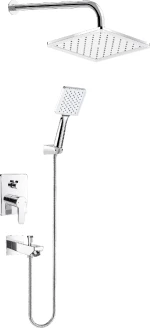 Μπαταρία Εντοιχισμού Duscheline Concealed 2 Way Quart Pop-Up DM-2711 Χρωμέ