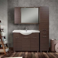 Καθρέπτης Επίπλου Μπάνιου Με Ντουλάπι Mabo Economy 65 cm Laminate