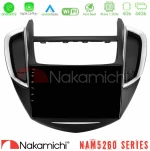 Nakamichi NAM5260 Series 4Core Android12 4+64GB Chevrolet Trax 2013-2020 Navigation Multimedia Tablet 9" Με Carplay & Android Auto