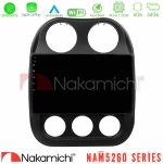 Nakamichi NAM5260 Series 4Core Android12 4+64GB Jeep Compass 2012-2016 Navigation Multimedia Tablet 10" Με Carplay & Android Auto